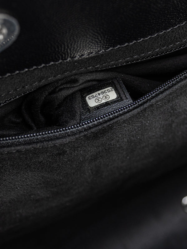 Chanel Caviar Medium Studded Deauville Tote