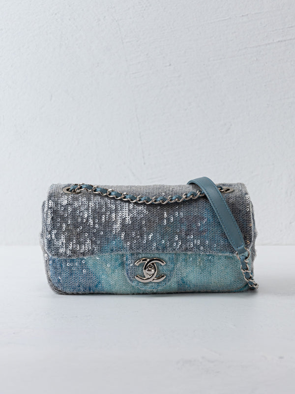Chanel Small Sequin Waterfall Flap Bag