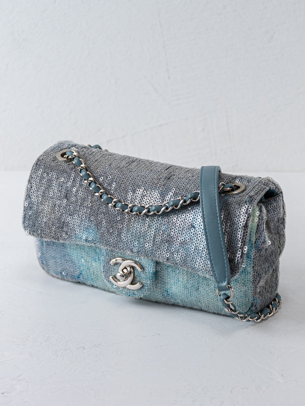 Chanel Small Sequin Waterfall Flap Bag