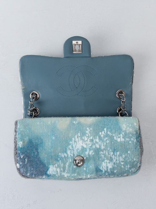 Chanel Small Sequin Waterfall Flap Bag
