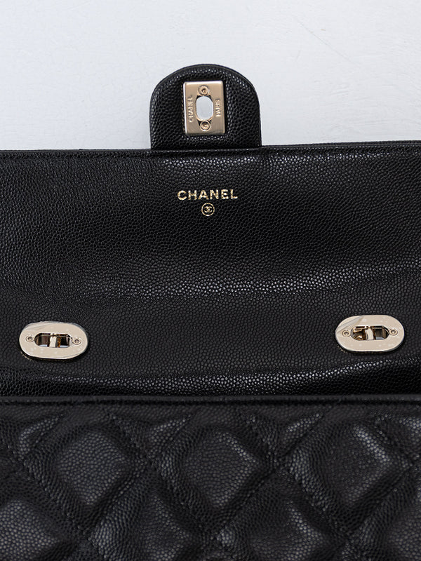 Chanel Caviar Quilted Mini Retro Twist Top Handle