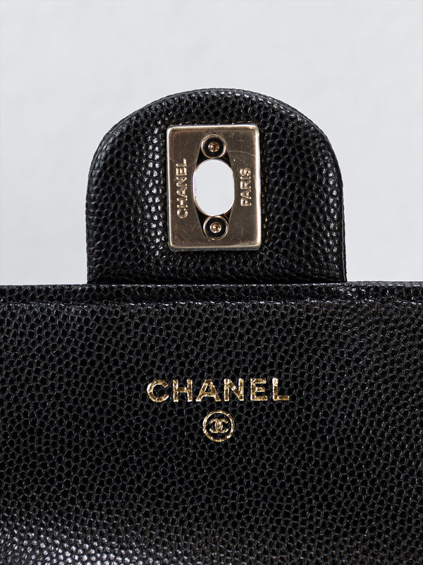 Chanel Caviar Quilted Mini Retro Twist Top Handle