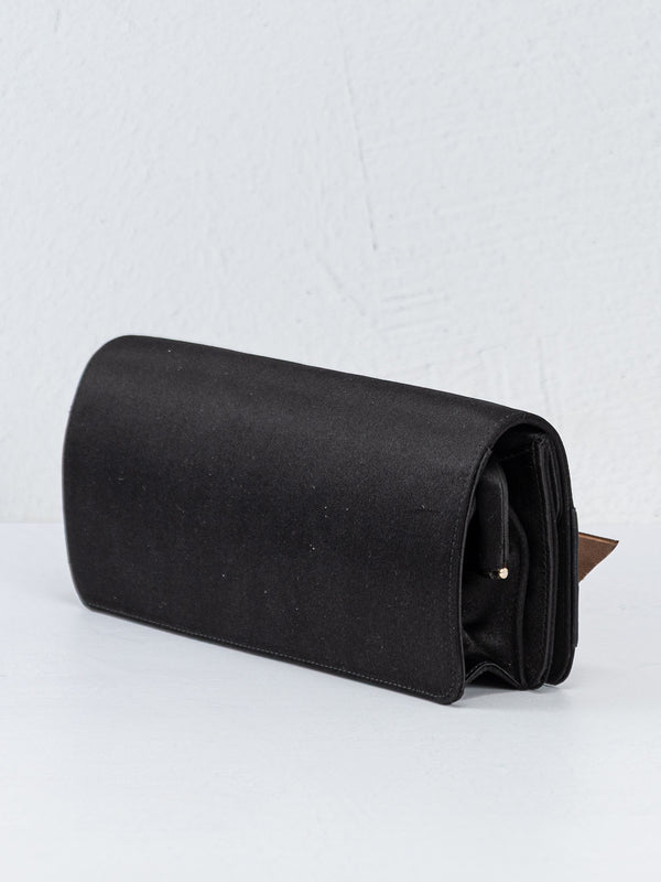 Chanel Satin Bow Clutch