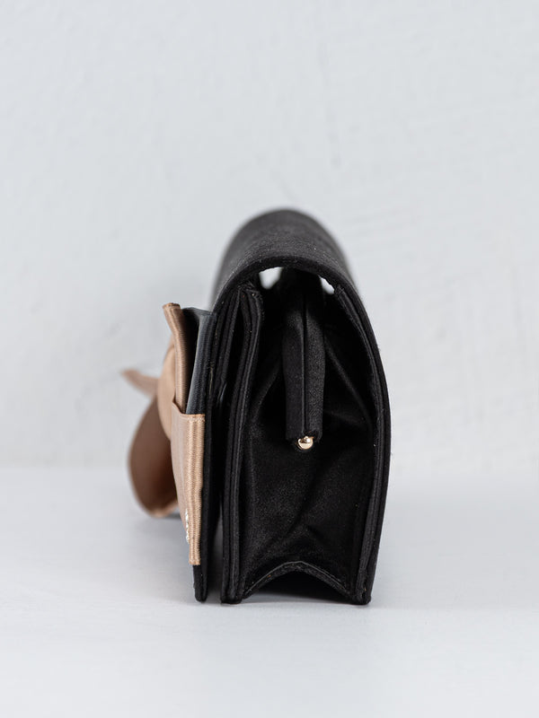 Chanel Satin Bow Clutch