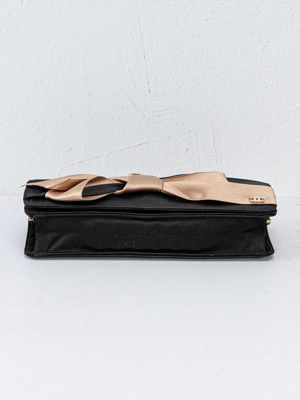 Chanel Satin Bow Clutch