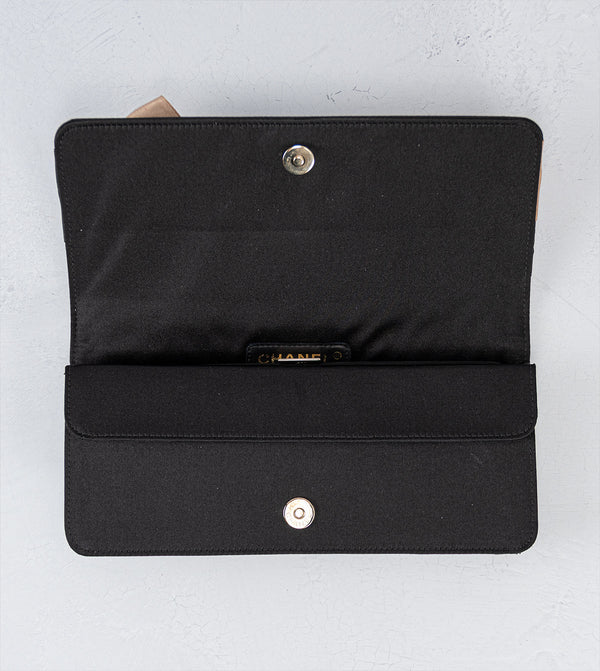 Chanel Satin Bow Clutch