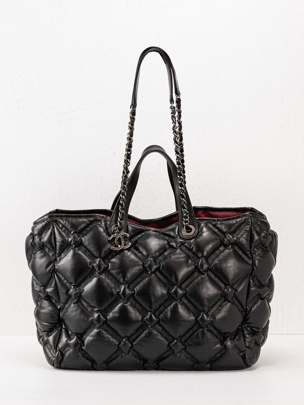Chanel Chesterfield Lambskin Shopping Tote