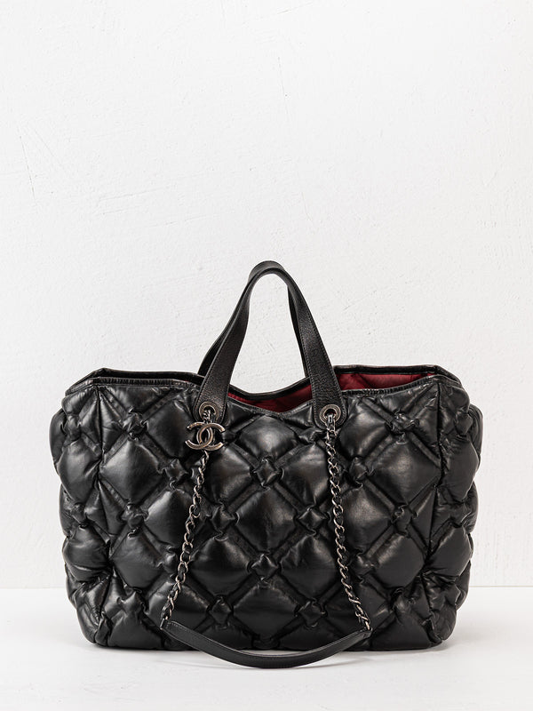 Chanel Chesterfield Lambskin Shopping Tote