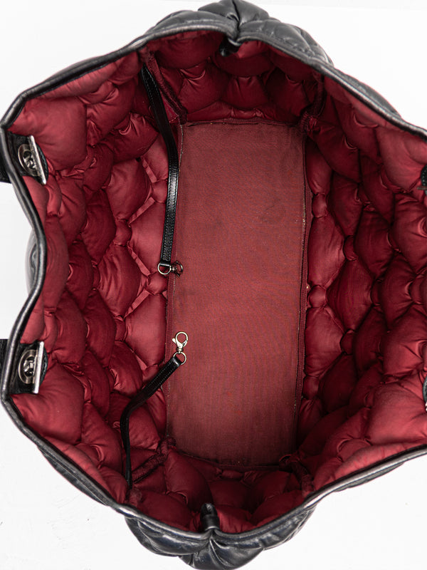 Chanel Chesterfield Lambskin Shopping Tote