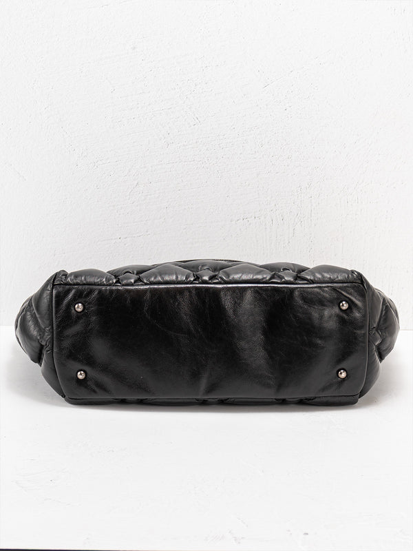 Chanel Chesterfield Lambskin Shopping Tote