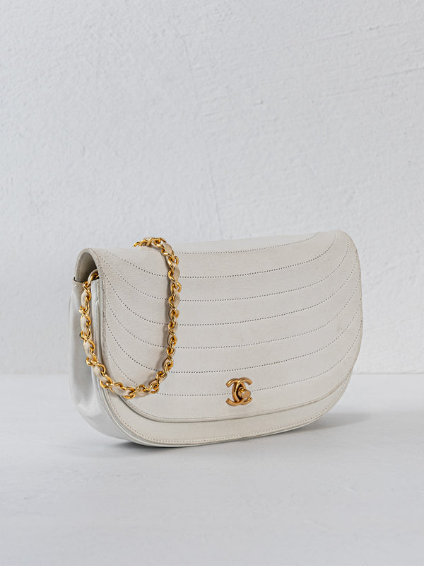 Chanel Half Moon Single Flap Bag