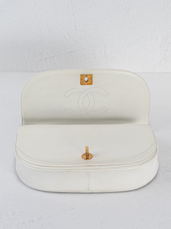 Chanel Half Moon Single Flap Bag