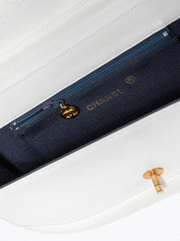 Chanel Half Moon Single Flap Bag