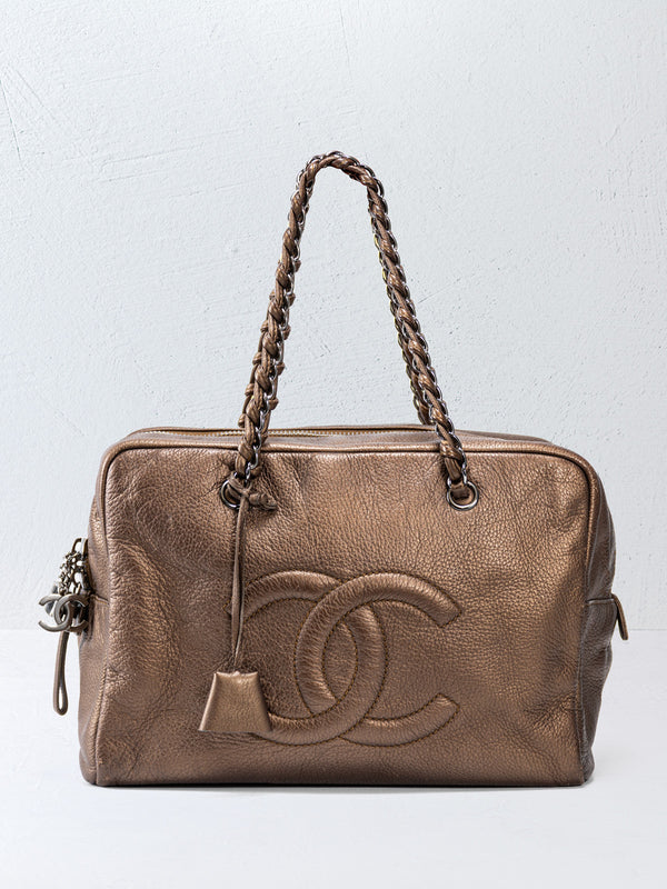 Chanel Large Luxe Ligne Bowler Bag