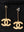 Chanel Gold Plated CC Earrings