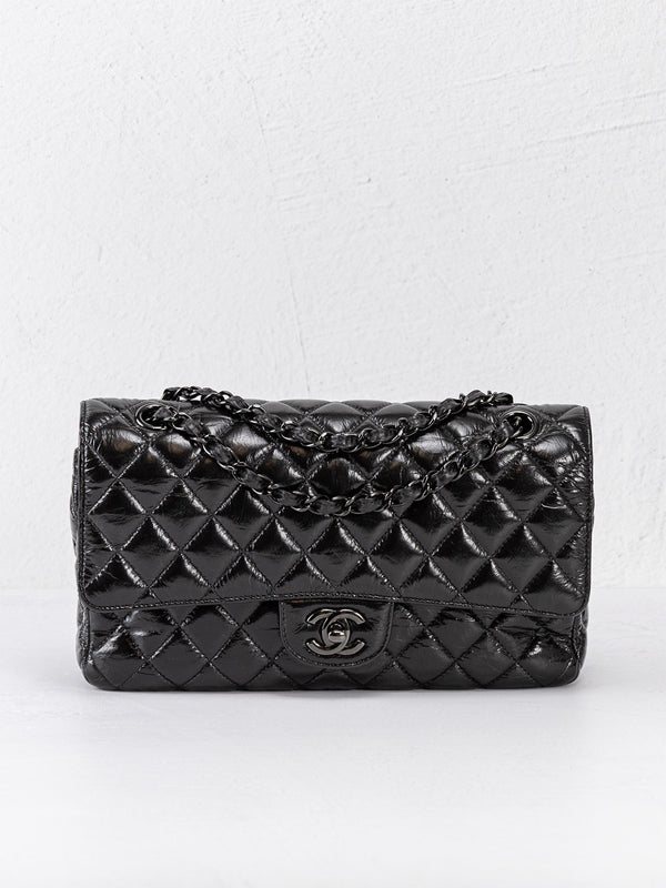 Chanel Medium So Black Double Flap Bag