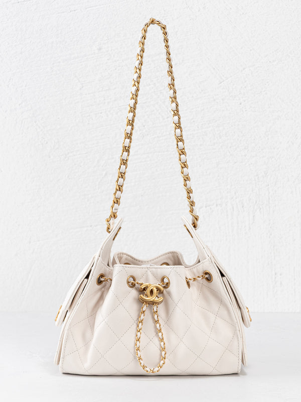 Chanel 25 Caviar Mini Hobo