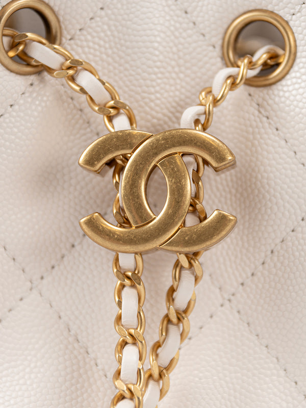 Chanel 25 Caviar Mini Hobo