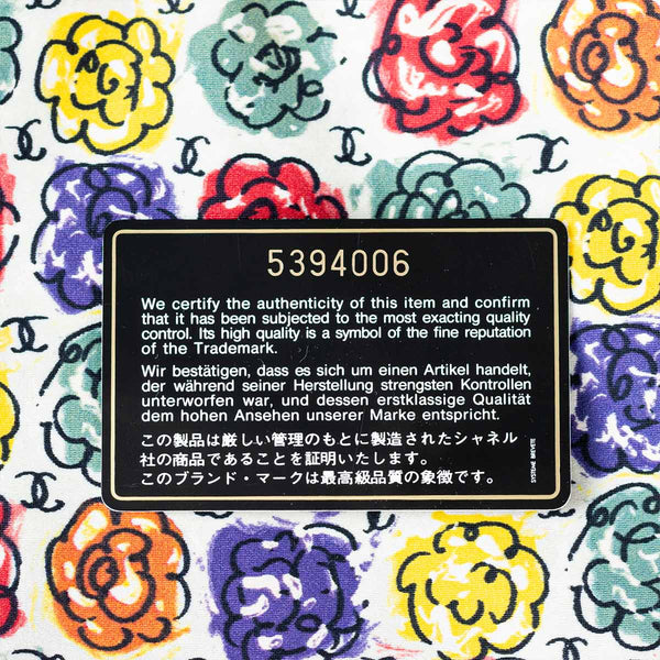 Chanel Camellia Print Mini Tote