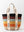 Chloe Striped Wool Tote
