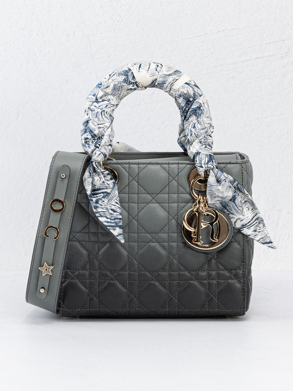 Christian Dior Small My ABCDior Lady Dior Anthracite Gray