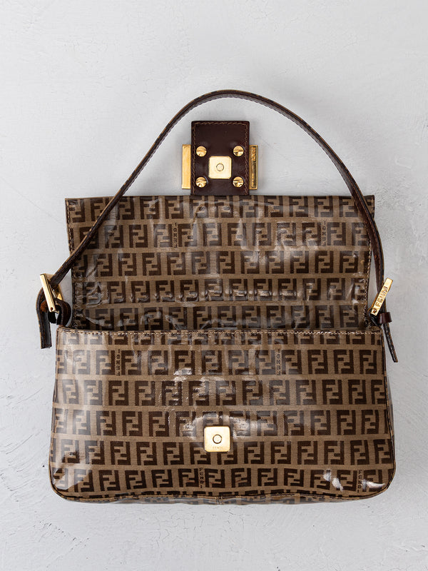 Fendi Vinyl Zucchino Baguette