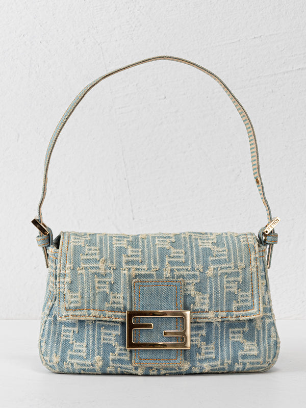 Fendi Denim Baguette