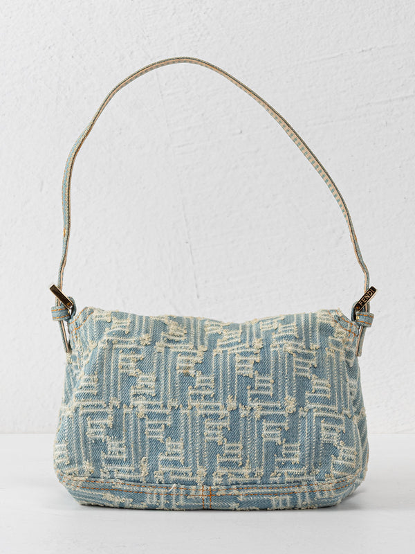 Fendi Denim Baguette