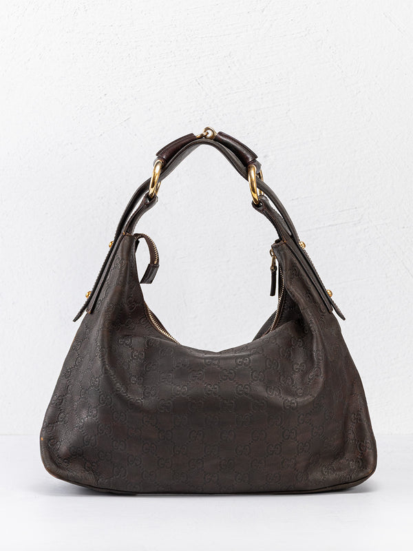 Gucci Medium Guccisima Horsebit Hobo