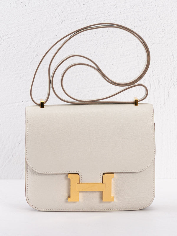 Hermès Chèvre Mysore Verso Mini Constance 18