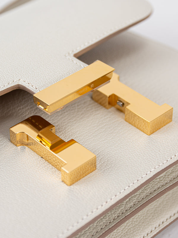 Hermès Chèvre Mysore Verso Mini Constance 18