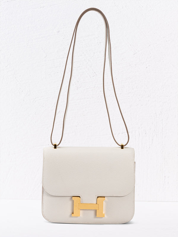 Hermès Chèvre Mysore Verso Mini Constance 18