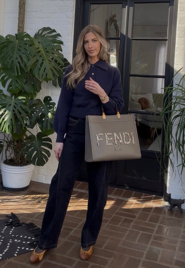 Fendi Sunshine Medium Shopper Tote