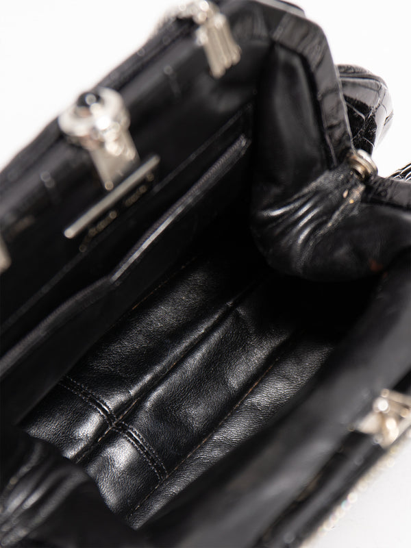 Judith Leiber Alligator Minaudière