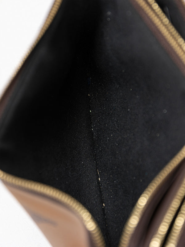 Louis Vuitton Monogram Giant Reverse Double Zip Pochette