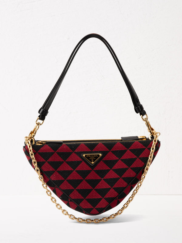 Prada Double Symbole Triangle Bag