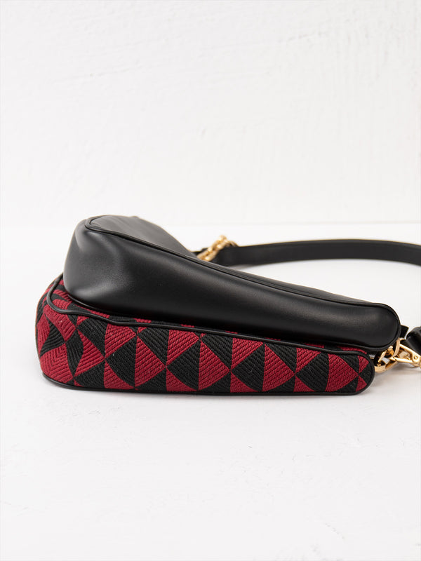 Prada Double Symbole Triangle Bag
