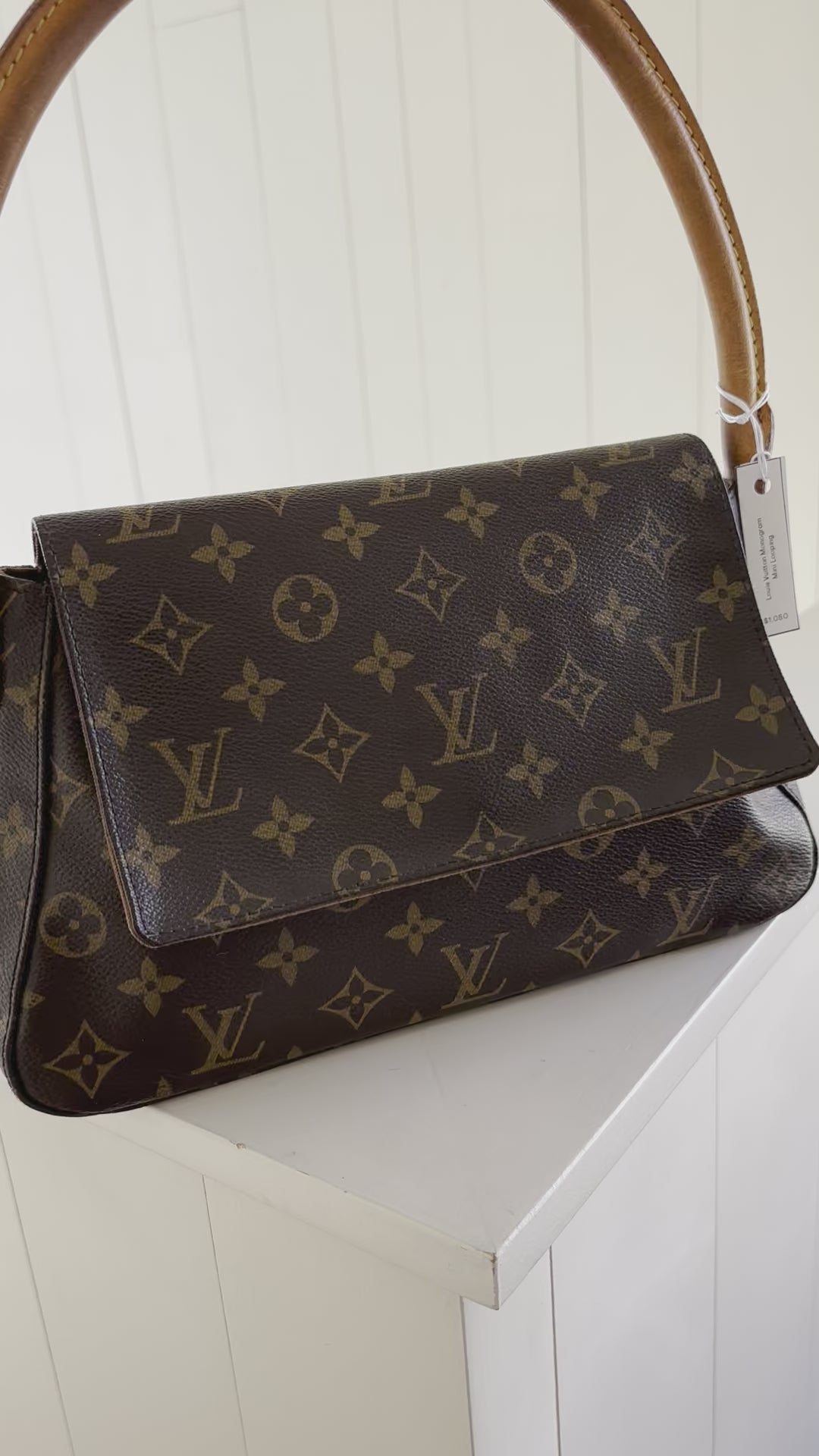 LOUIS VUITTON Monogram Mini Looping Shoulder Handbag