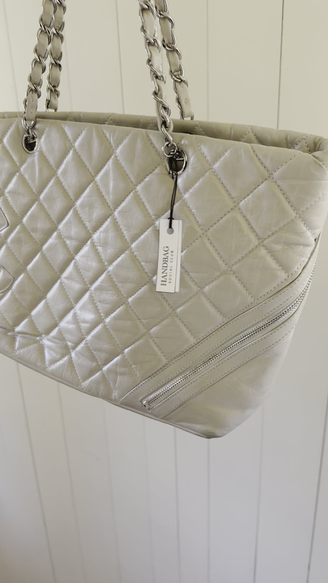 Chanel Cotton Club Tote - White Totes, Handbags - CHA947312