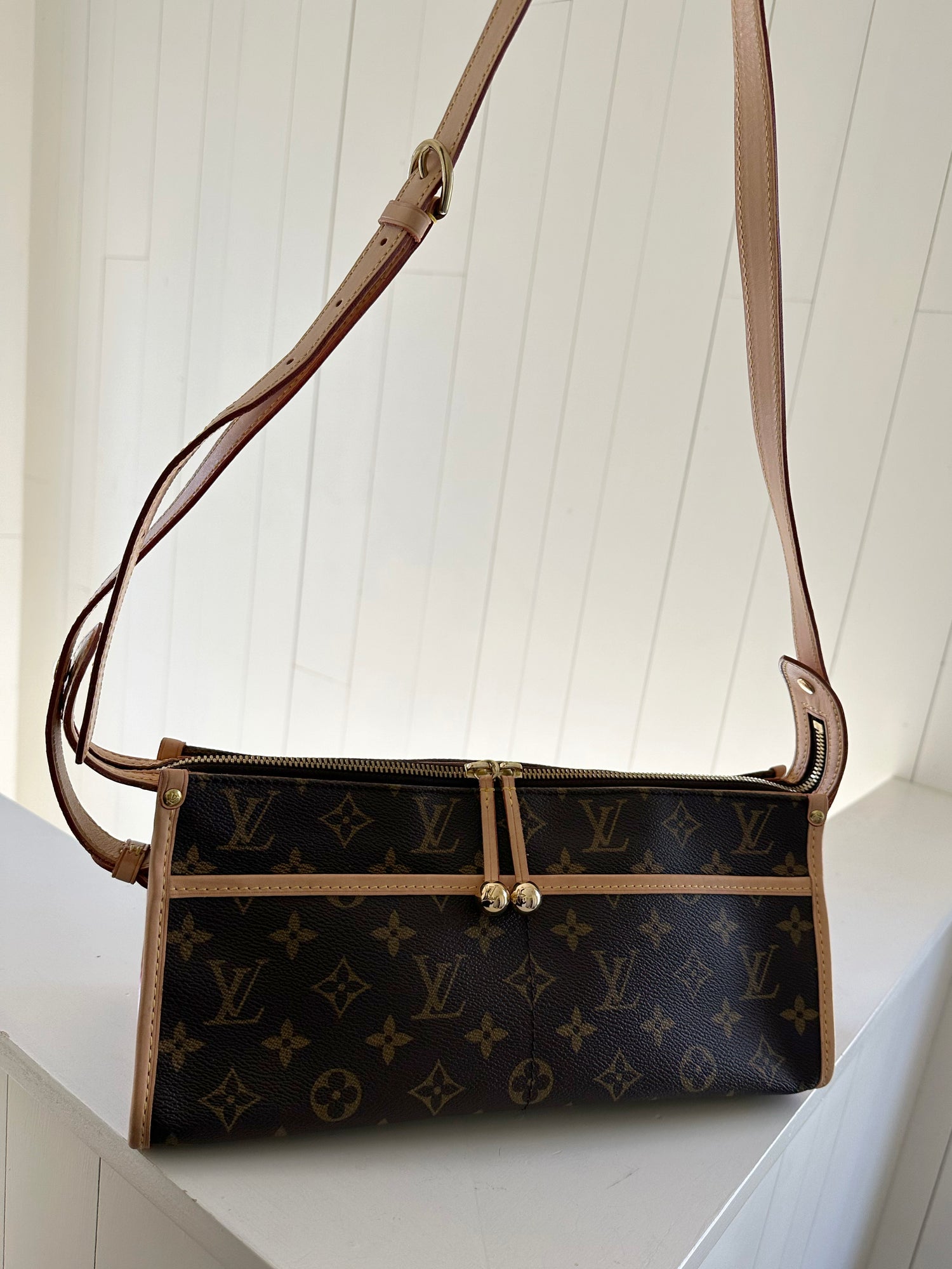 Louis Vuitton Popincourt Long Monogram Canvas Shoulder Bag on SALE