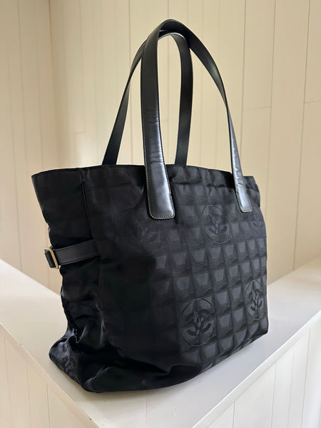 chanel travel line tote bag Chanel Travel Ligne Tote – Handbag Social Club