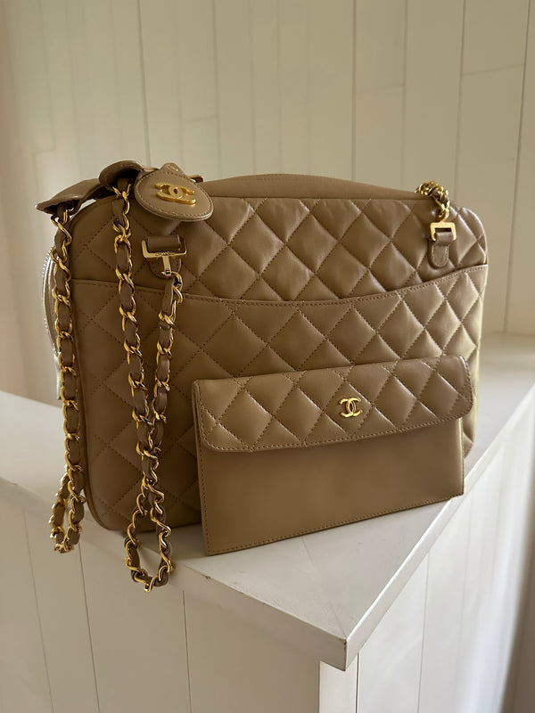 Chanel Charm Camera Bag With Wallet Front
