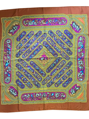 Hermès "Qalamdan" Scarf 90