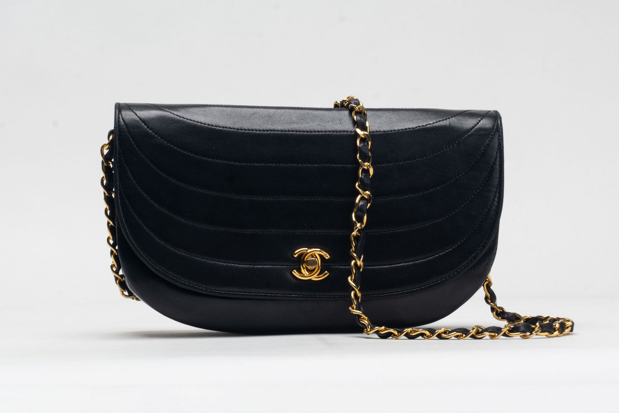 Chanel Half Moon Single Flap Bag – Handbag Social Club
