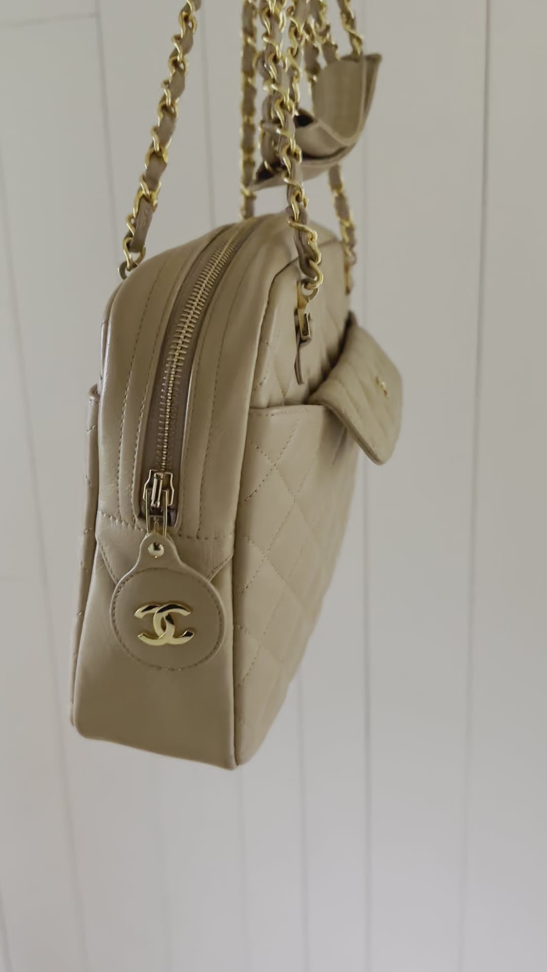 Chanel Charm Camera Bag With Wallet Vdeo
